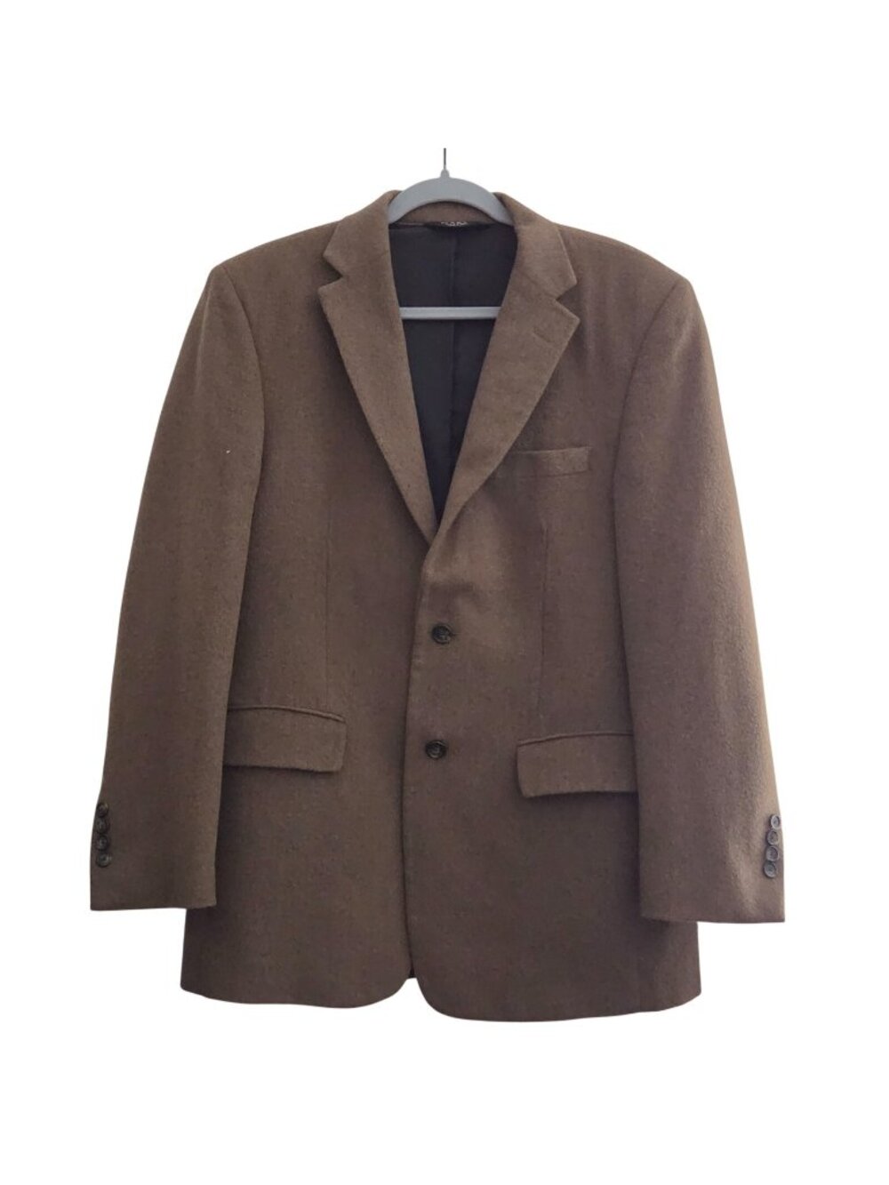 JoS A. Bank Travelers Collection Tailored Camel Hair Mens Brown Blazer 40R